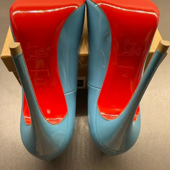 Christian Louboutin Blue Women's Heels - Picture 5 of 7